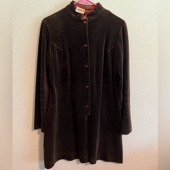📚 Vintage Ardee 1960s Velvet Brown Jacket Size Small - Picture 1 of 14